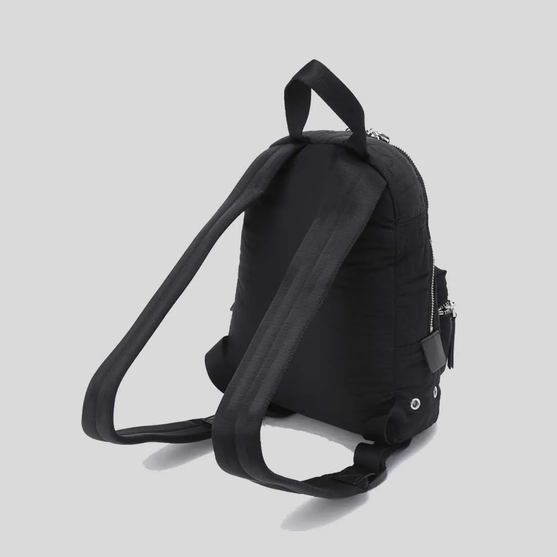 Marc Jacobs Bags MARC JACOBS Nylon Jumbled Logo Small Backpack Black 4S4HBP002H02