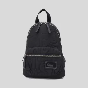 Marc Jacobs Bags MARC JACOBS Nylon Jumbled Logo Small Backpack Black 4S4HBP002H02