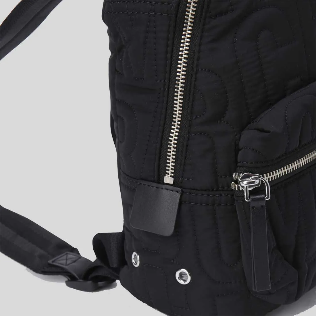 Marc Jacobs Bags MARC JACOBS Nylon Jumbled Logo Small Backpack Black 4S4HBP002H02
