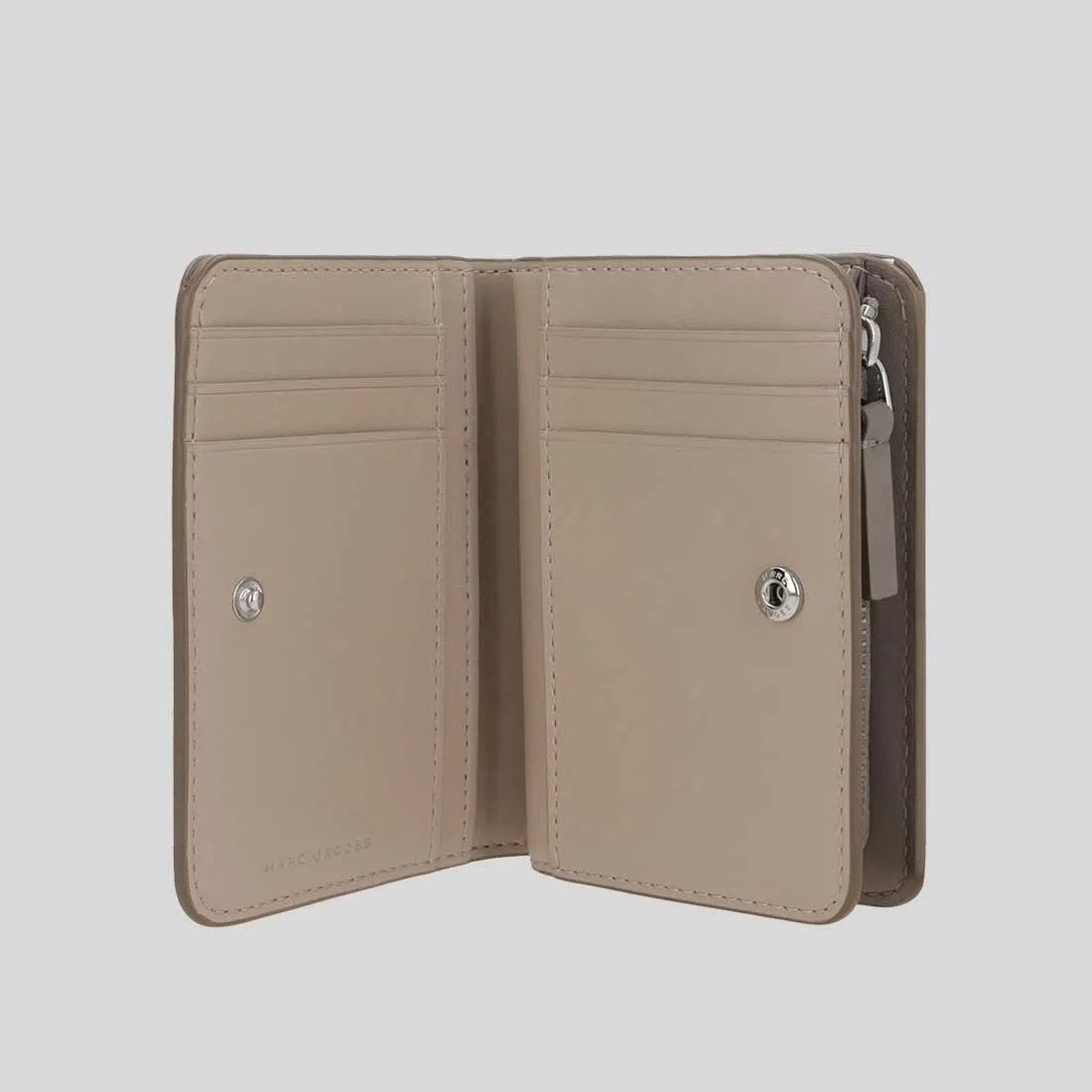 Marc Jacobs Bags MARC JACOBS The Covered J Marc Mini Compact Wallet Cement 2S4SMP007S02