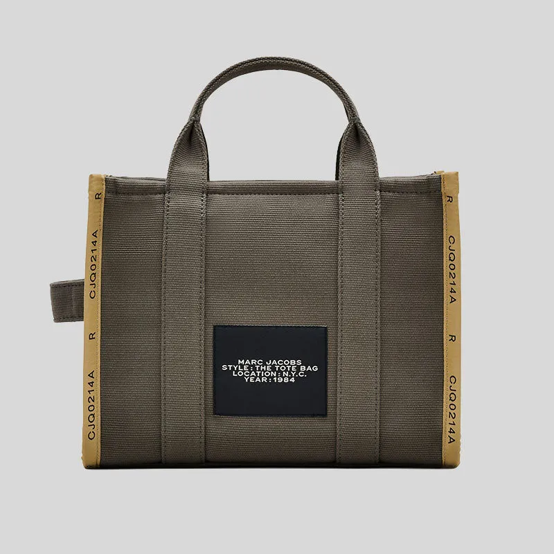 Marc Jacobs Bags MARC JACOBS The Jacquard Medium Tote Bag Bronze Green M0017027