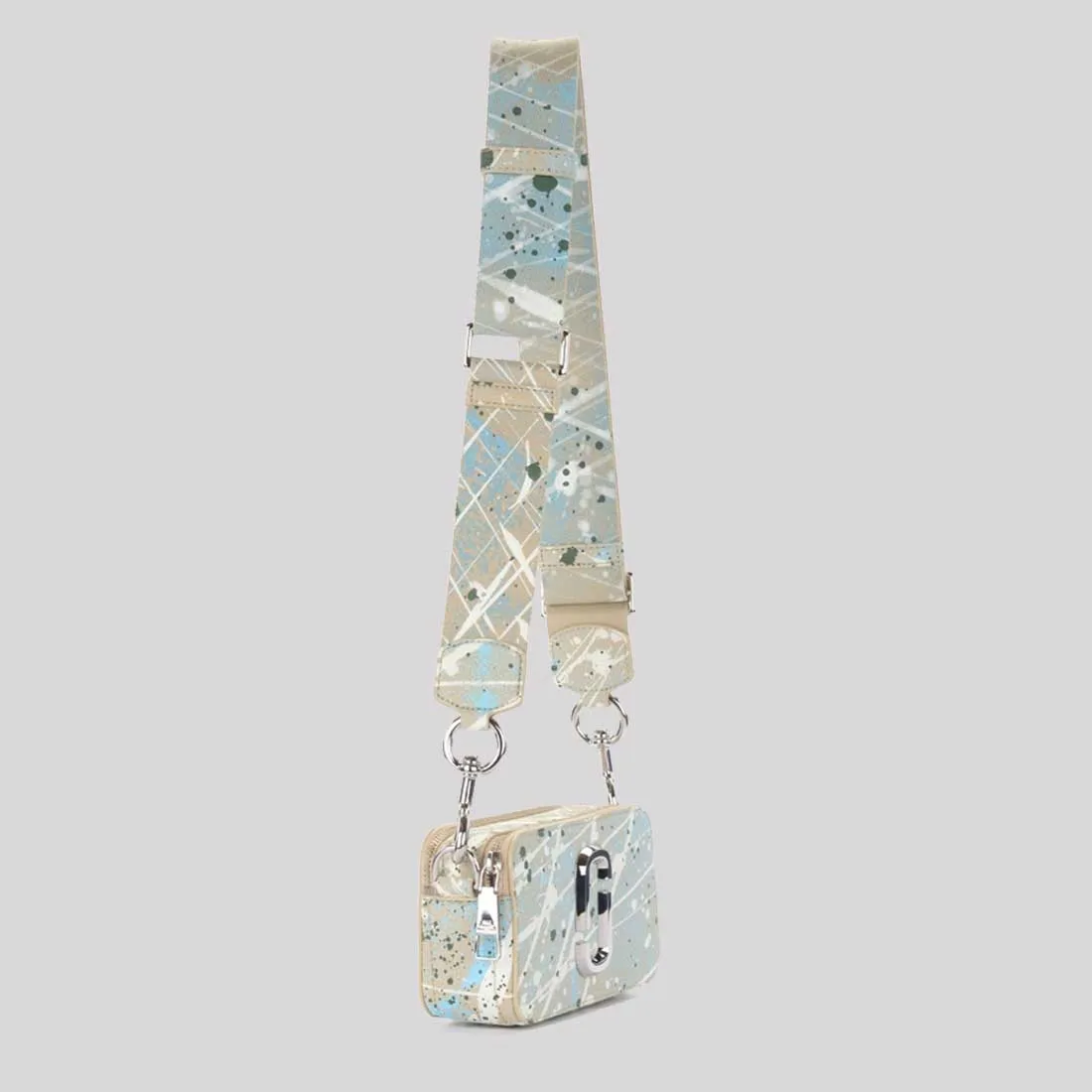 Marc Jacobs Bags MARC JACOBS The Splatter Snapshot Shoulder Bag Brown Rice Multi H153L01SP22