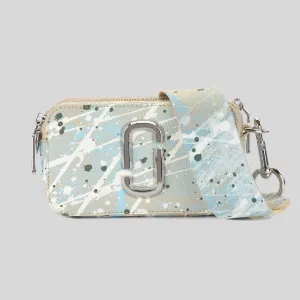 Marc Jacobs Bags MARC JACOBS The Splatter Snapshot Shoulder Bag Brown Rice Multi H153L01SP22