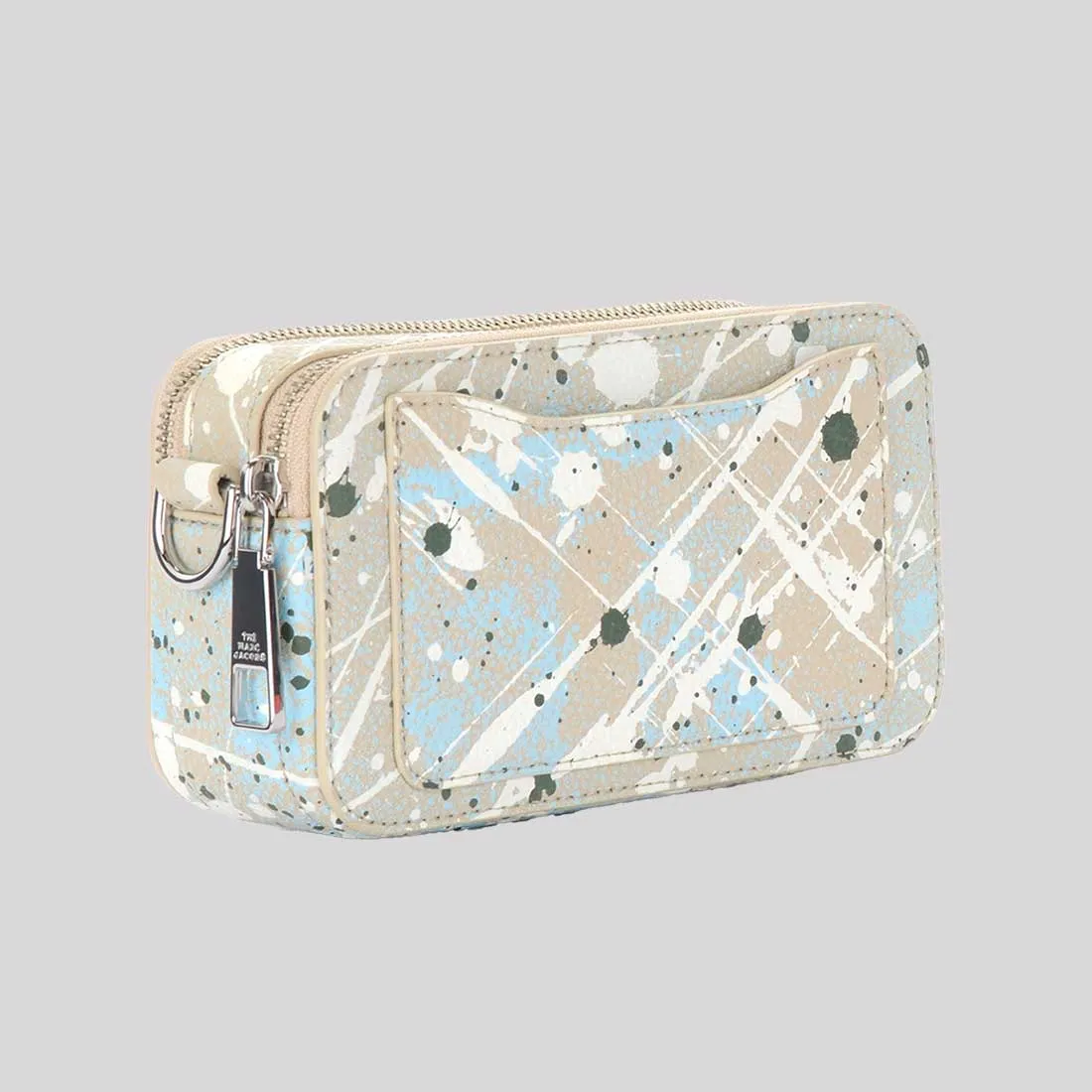 Marc Jacobs Bags MARC JACOBS The Splatter Snapshot Shoulder Bag Brown Rice Multi H153L01SP22
