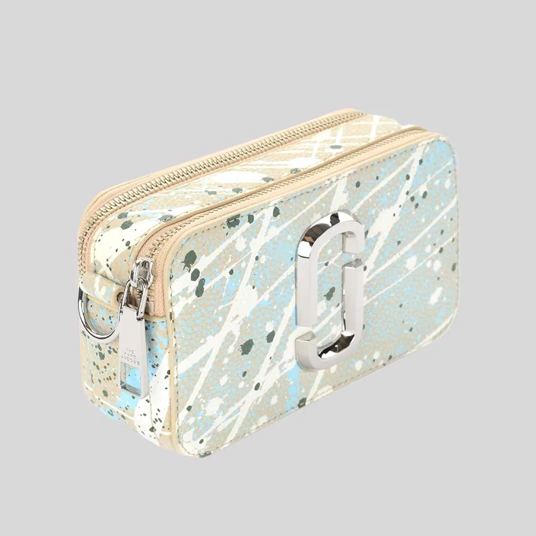 Marc Jacobs Bags MARC JACOBS The Splatter Snapshot Shoulder Bag Brown Rice Multi H153L01SP22