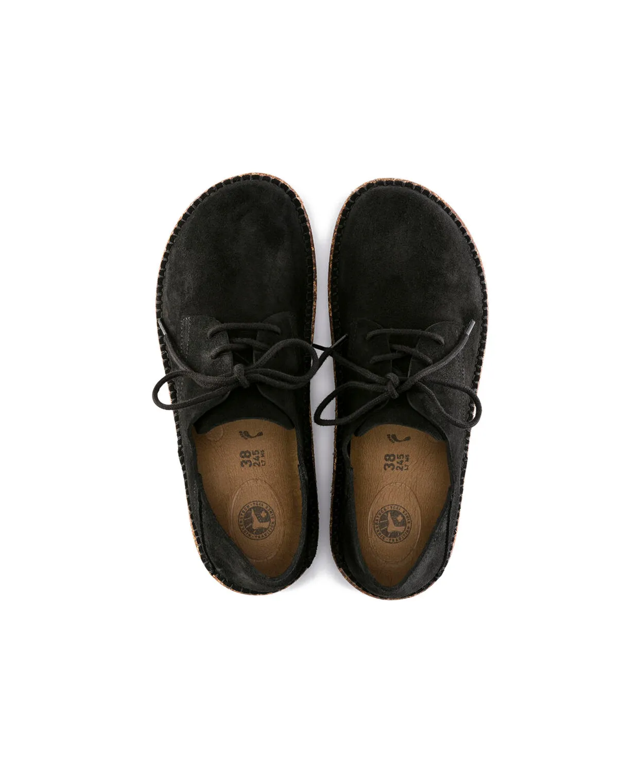 Mens Birkenstock Shoes Birkenstock Gary Suede Leather Black Shoes