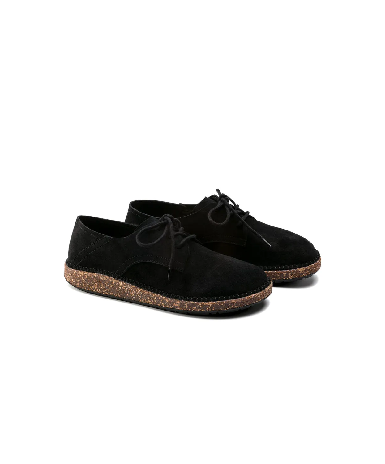 Mens Birkenstock Shoes Birkenstock Gary Suede Leather Black Shoes