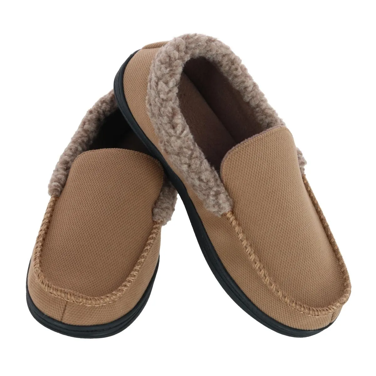 Men's Brushed Knit Lewis Moccasin Slipper