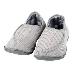 Mens Hook & Loop Fastening Redmond Slippers Non Slip Soles