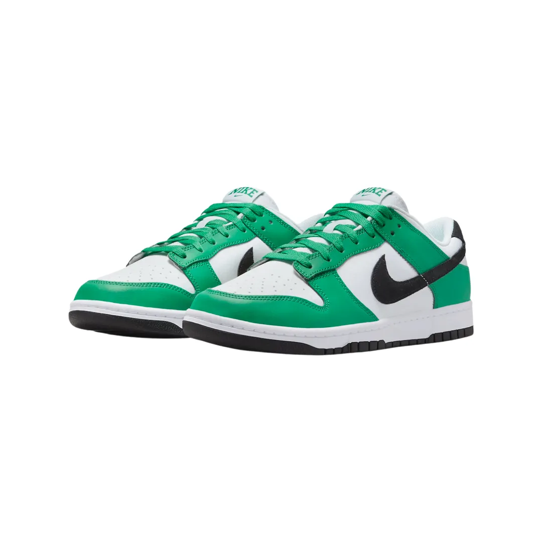 Men's Nike Dunk Low Celtics White Green Black Nike Dunk