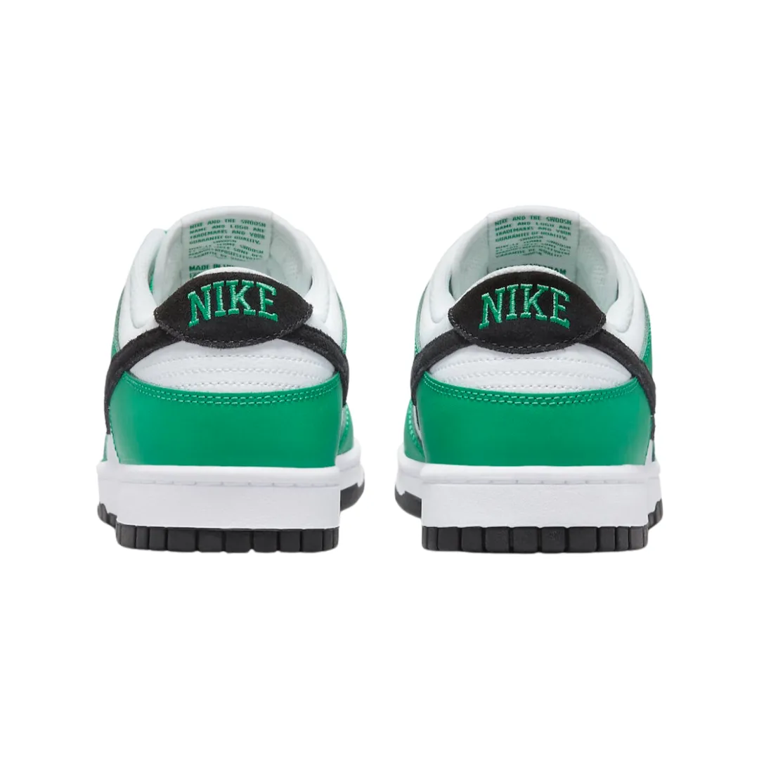 Men's Nike Dunk Low Celtics White Green Black Nike Dunk