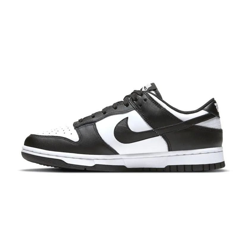 Men's Nike Dunk Low White Black White Nike Dunk