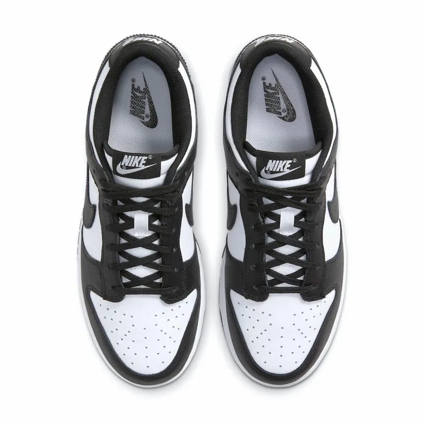 Men's Nike Dunk Low White Black White Nike Dunk