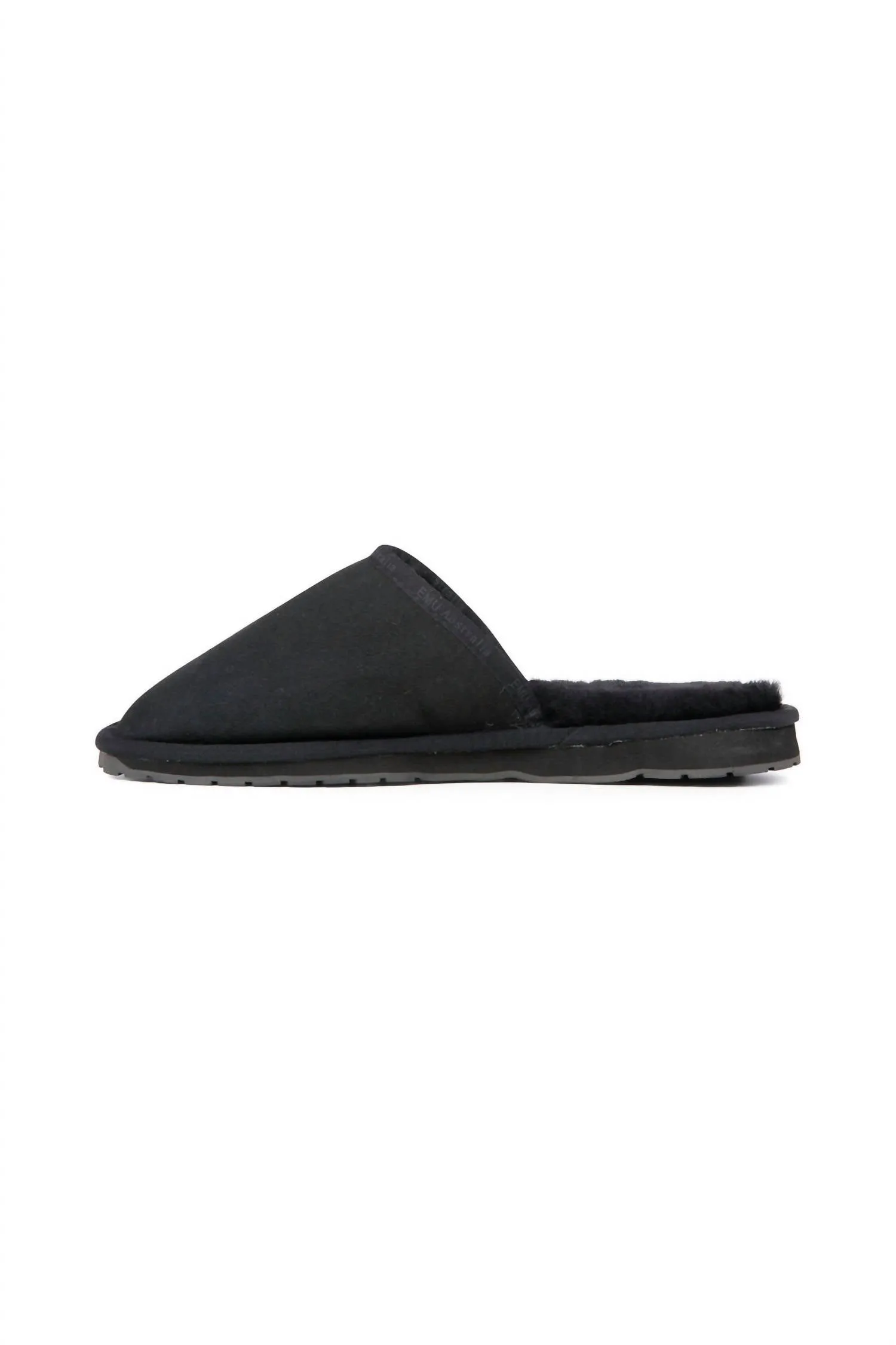 Men's Platinum Yamba Scuff Slipper In Black
