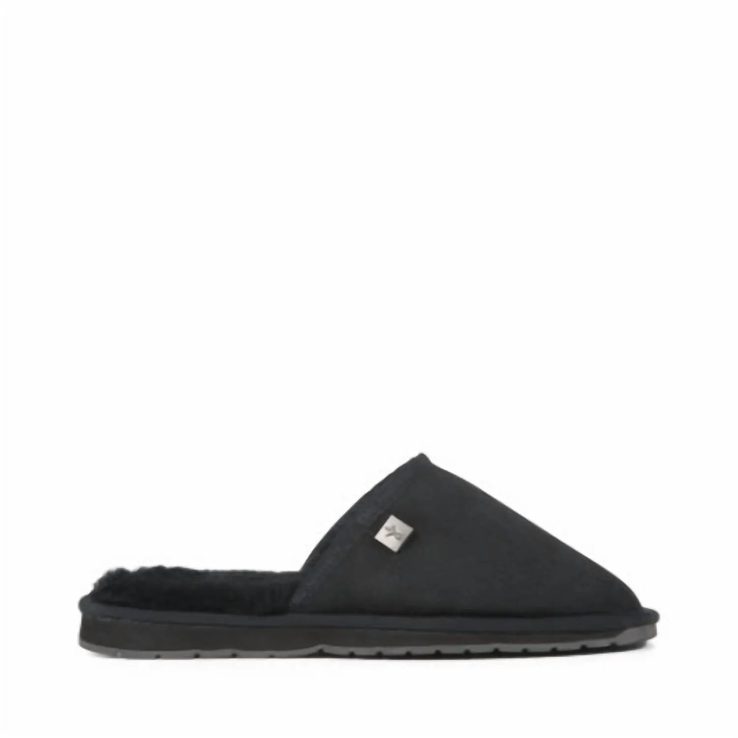 Men's Platinum Yamba Scuff Slipper In Black
