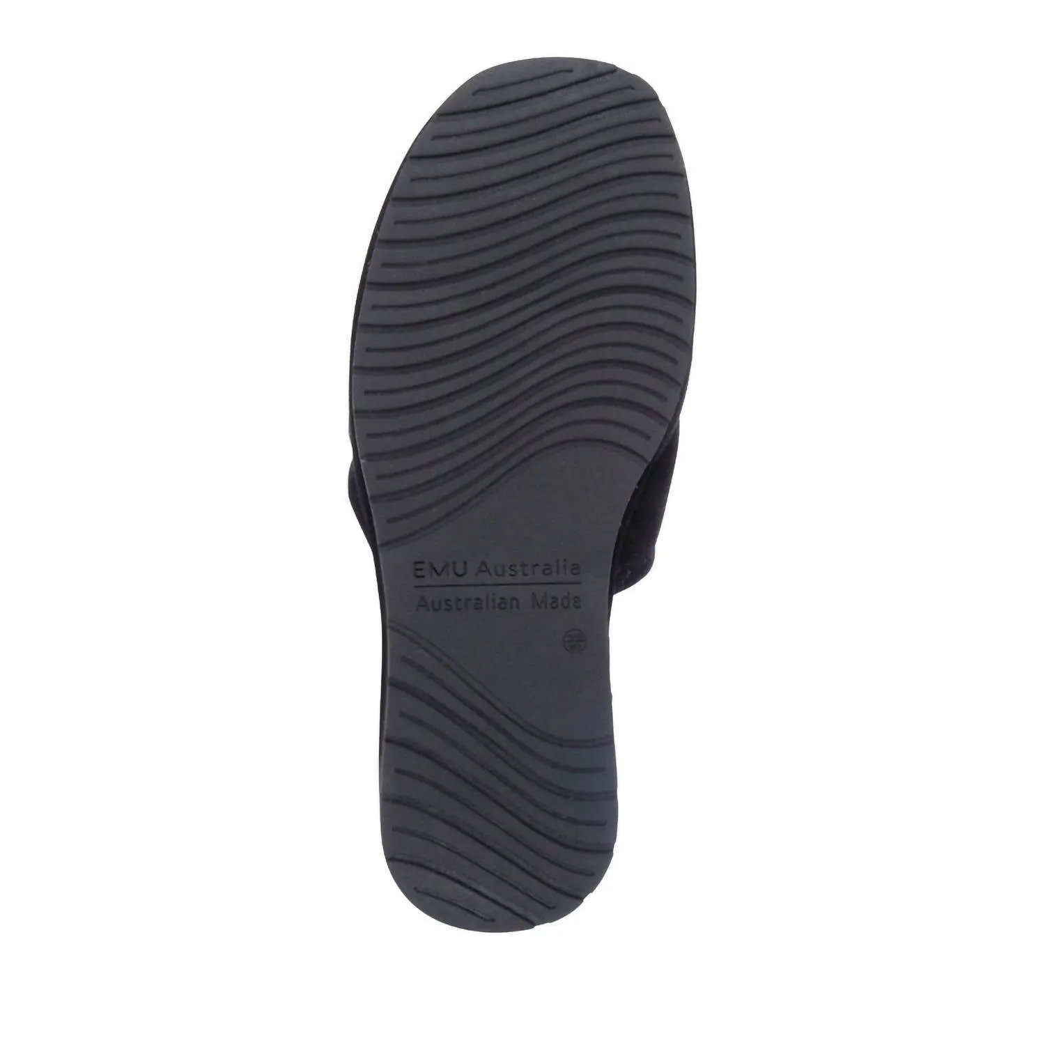 Men's Platinum Yamba Scuff Slipper In Black