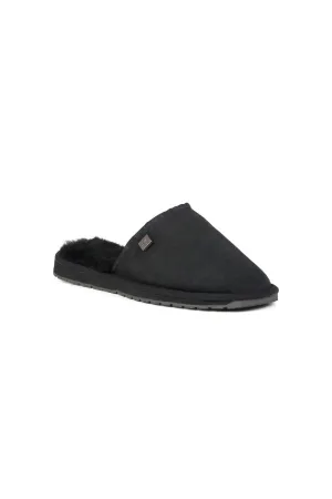 Men's Platinum Yamba Scuff Slipper In Black