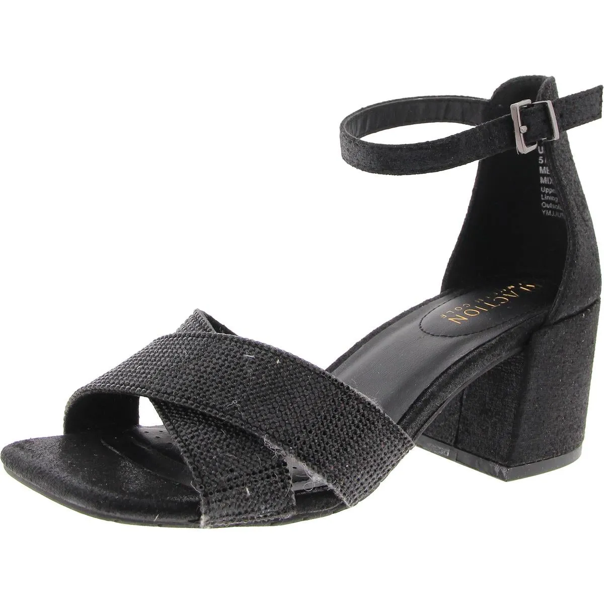 Mix X-Band Womens Faux Suede Dressy Block Heel