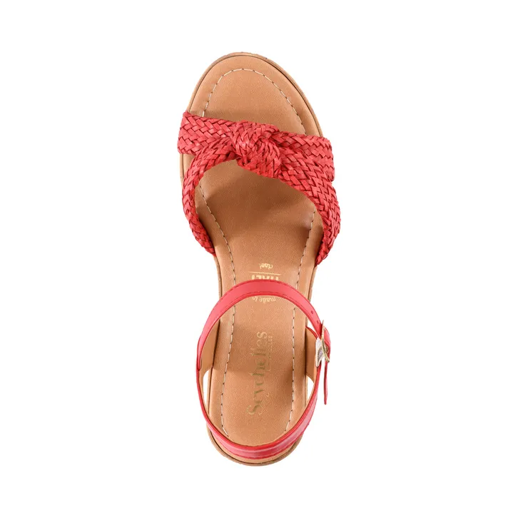 Musical Sandal in Red from Seychelles