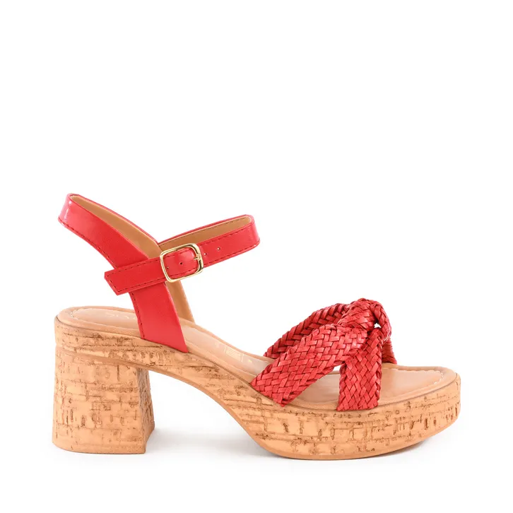 Musical Sandal in Red from Seychelles
