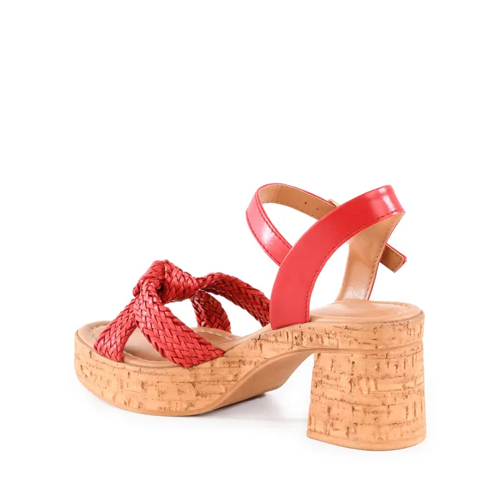 Musical Sandal in Red from Seychelles
