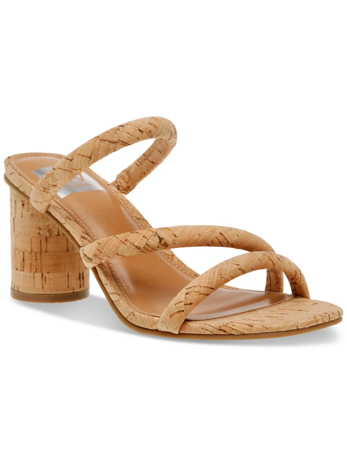 Myla Womens Faux Leather Mule Sandals