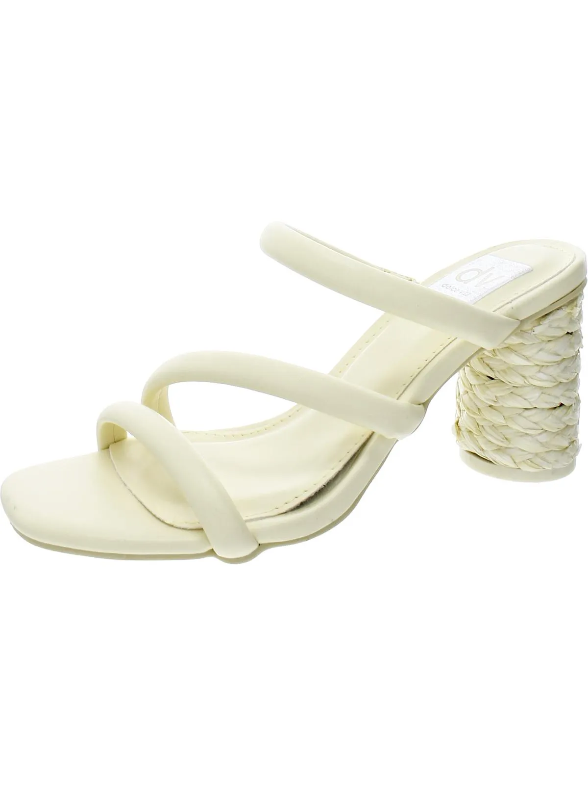 Myla Womens Faux Leather Mule Sandals