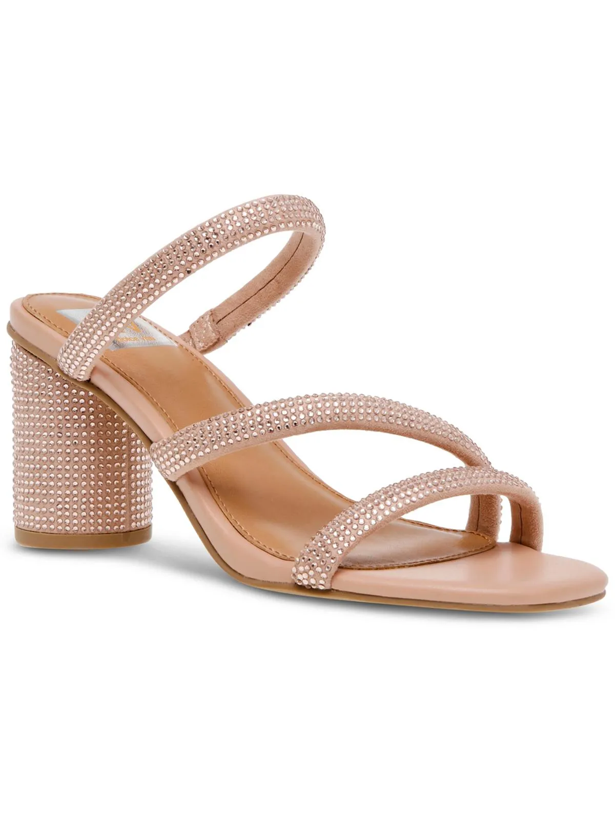 Myla Womens Faux Leather Mule Sandals