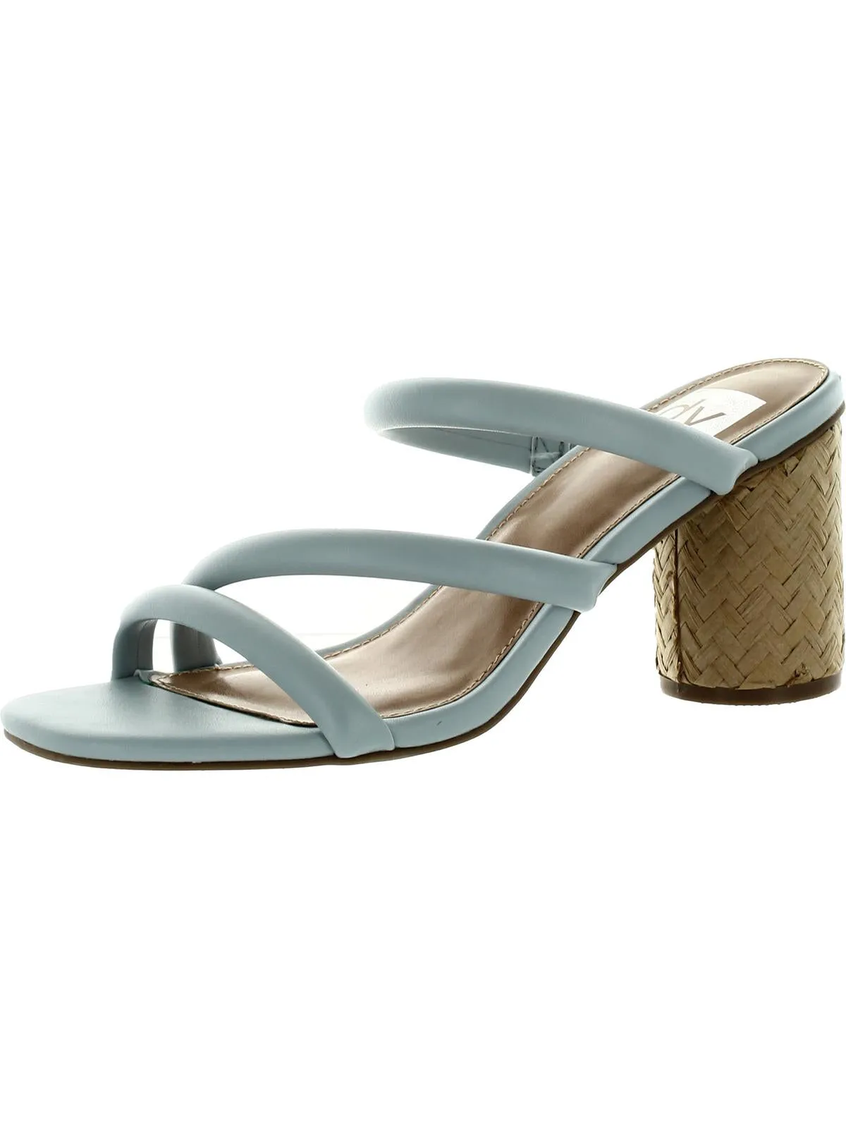 Myla Womens Faux Leather Mule Sandals