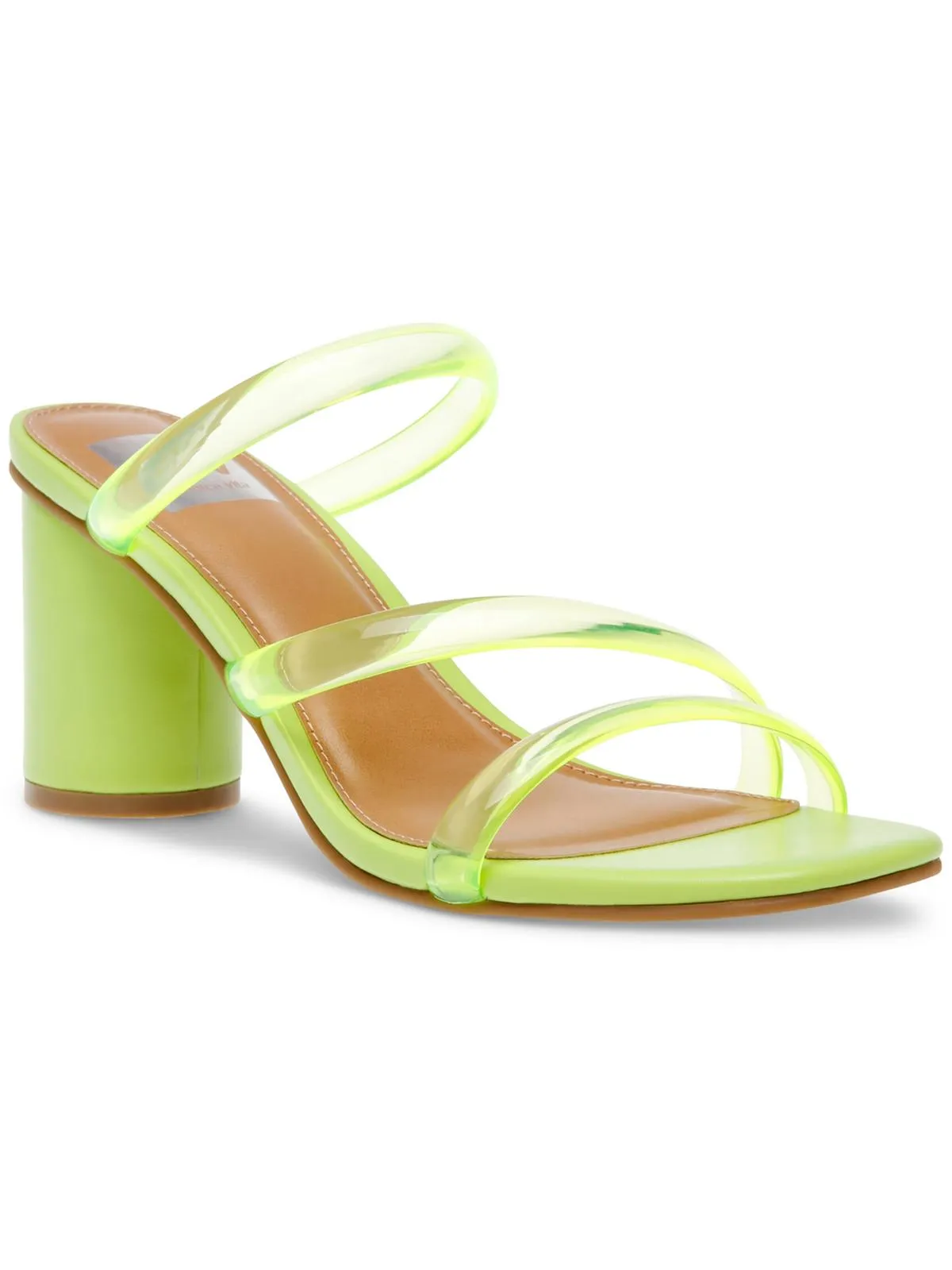 Myla Womens Faux Leather Mule Sandals