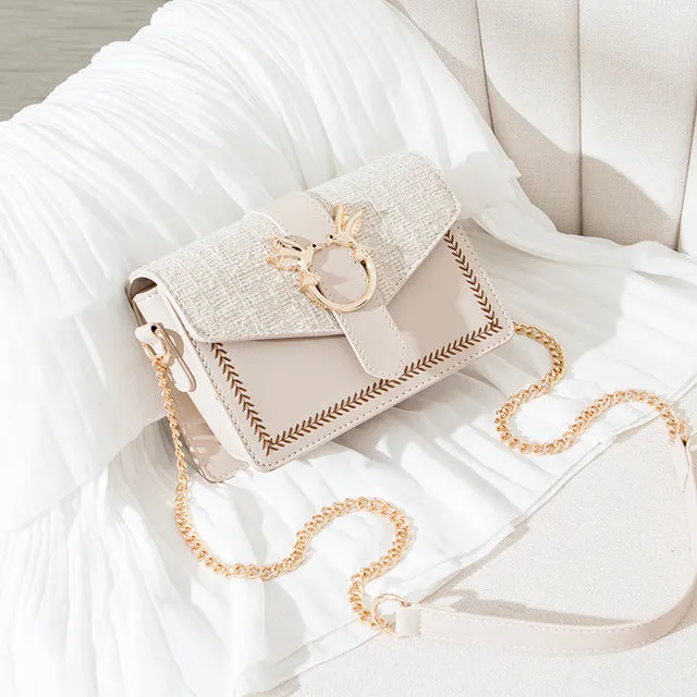 New Fashion Luxury Chain Shoulder Bags Mini Crossbody Bags For Women Vintage High Quality Zipper Handbags Tote Female Flap Purse Fashion Nova Bags