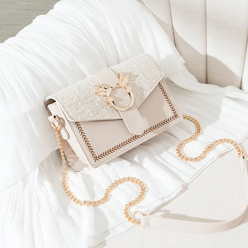 New Fashion Luxury Chain Shoulder Bags Mini Crossbody Bags For Women Vintage High Quality Zipper Handbags Tote Female Flap Purse Fashion Nova Bags