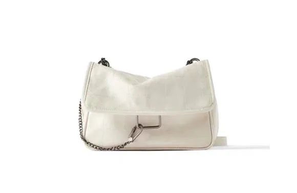 New Rhombus Black Rock Soft Single Shoulder Oblique Span Chain Bag Luxury Handbags for Woman 2020 PU Leather Messenger Bag Fashion Nova Bags