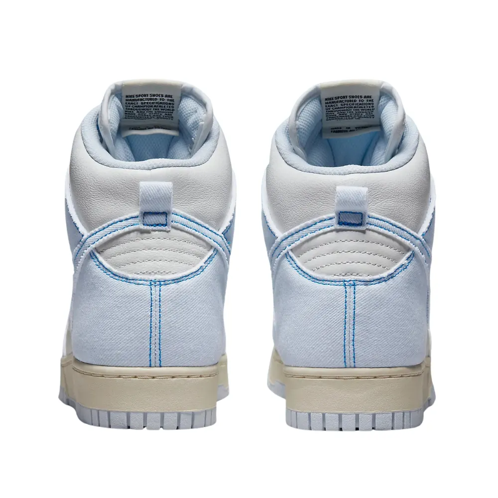 Nike Dunk High 1985 Blue Denim Light Blue White Blue Nike Dunk