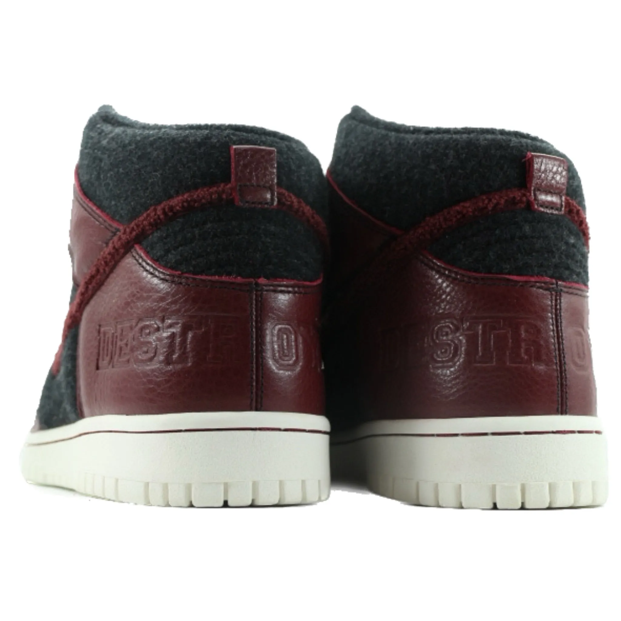 Nike Dunk High Destroyer Black Red Earth Sail Nike Dunk