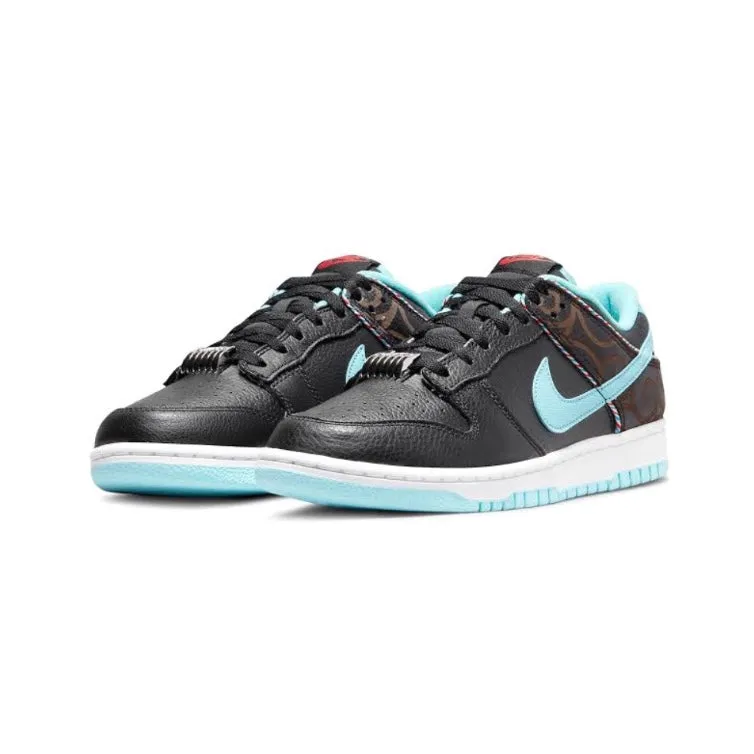 Nike Dunk Low Barber Shop Black Teal Blue Vast Grey White Nike Dunk