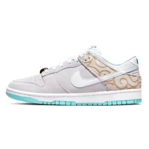 Nike Dunk Low Barber Shop Teal Blue Vast Grey White Nike Dunk
