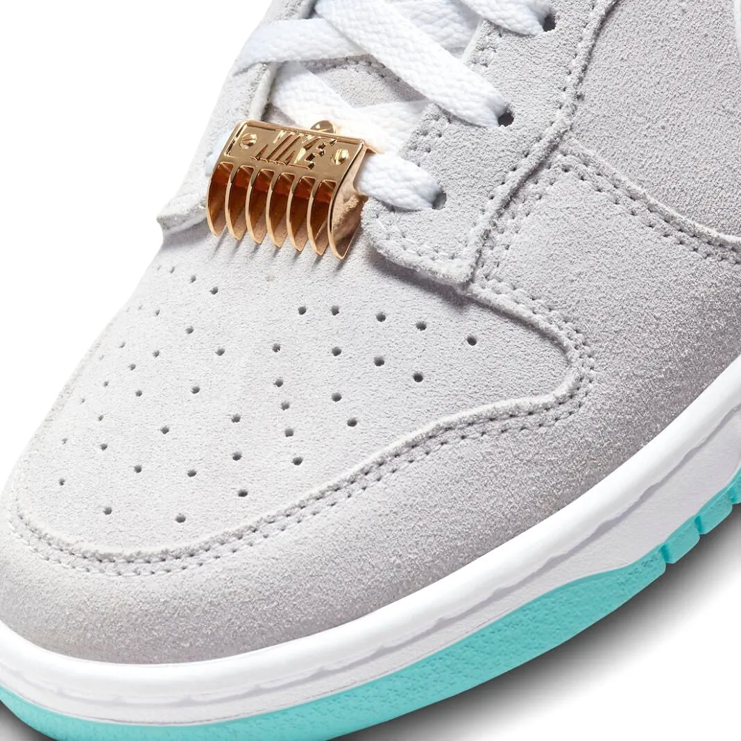 Nike Dunk Low Barber Shop Teal Blue Vast Grey White Nike Dunk