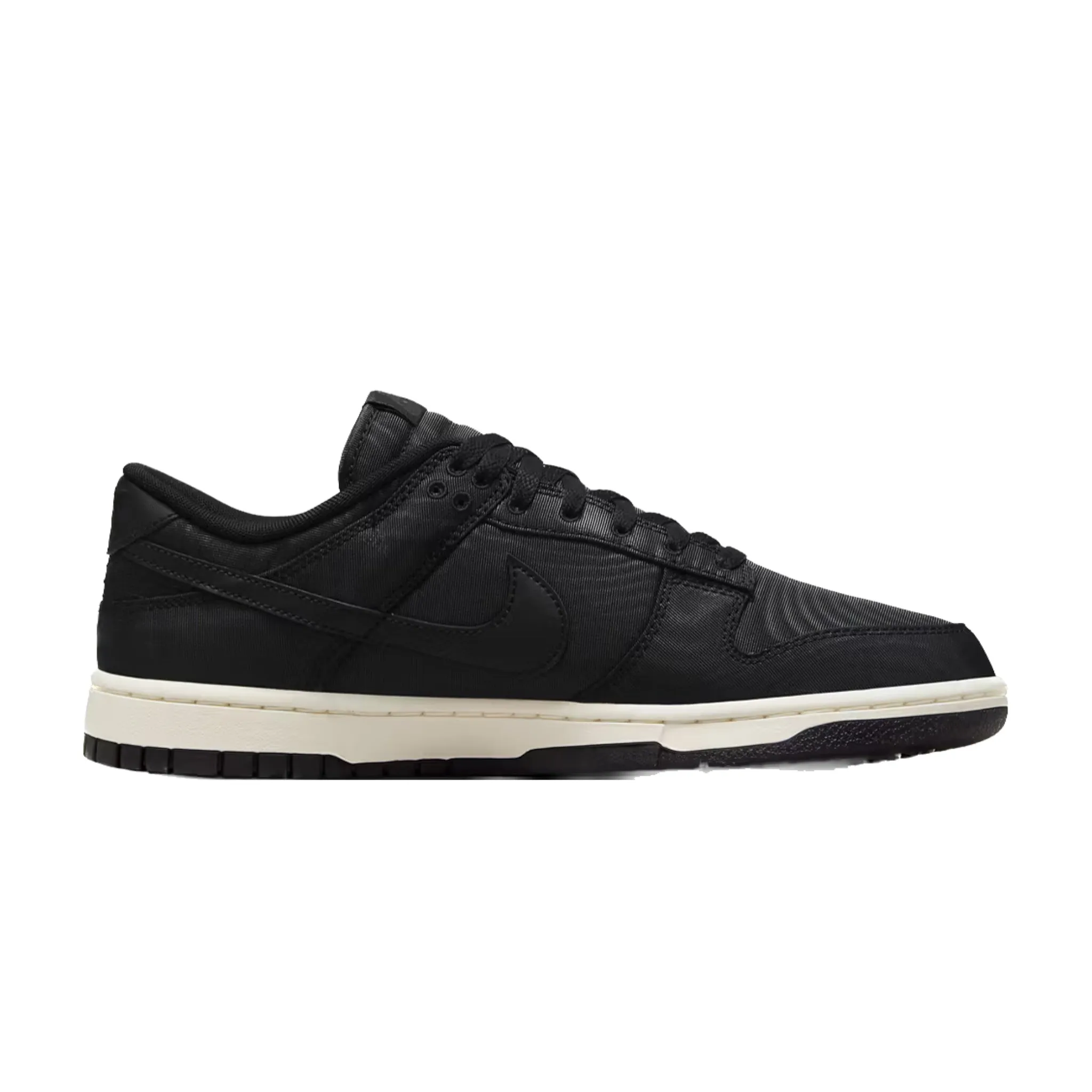 Nike Dunk Low Black Canvas Black Sail Black Nike Dunk