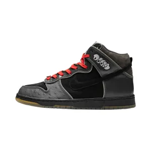 Nike SB Dunk High Premium MF Doom Black Black Midnight Fog Nike Dunk
