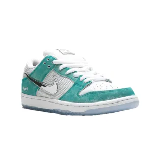 Nike SB Dunk Low April Skateboards Turbo Green Metallic Silver Nike Dunk