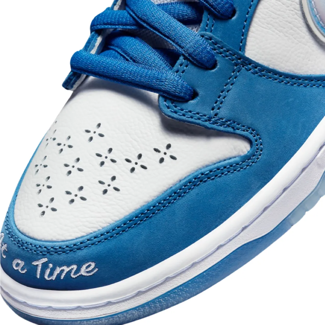 Nike SB Dunk Low Born X Raised One Block At A Time Deep Royal Blue White Nike Dunk