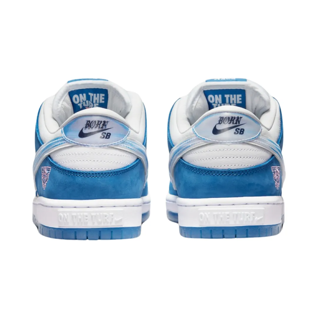 Nike SB Dunk Low Born X Raised One Block At A Time Deep Royal Blue White Nike Dunk