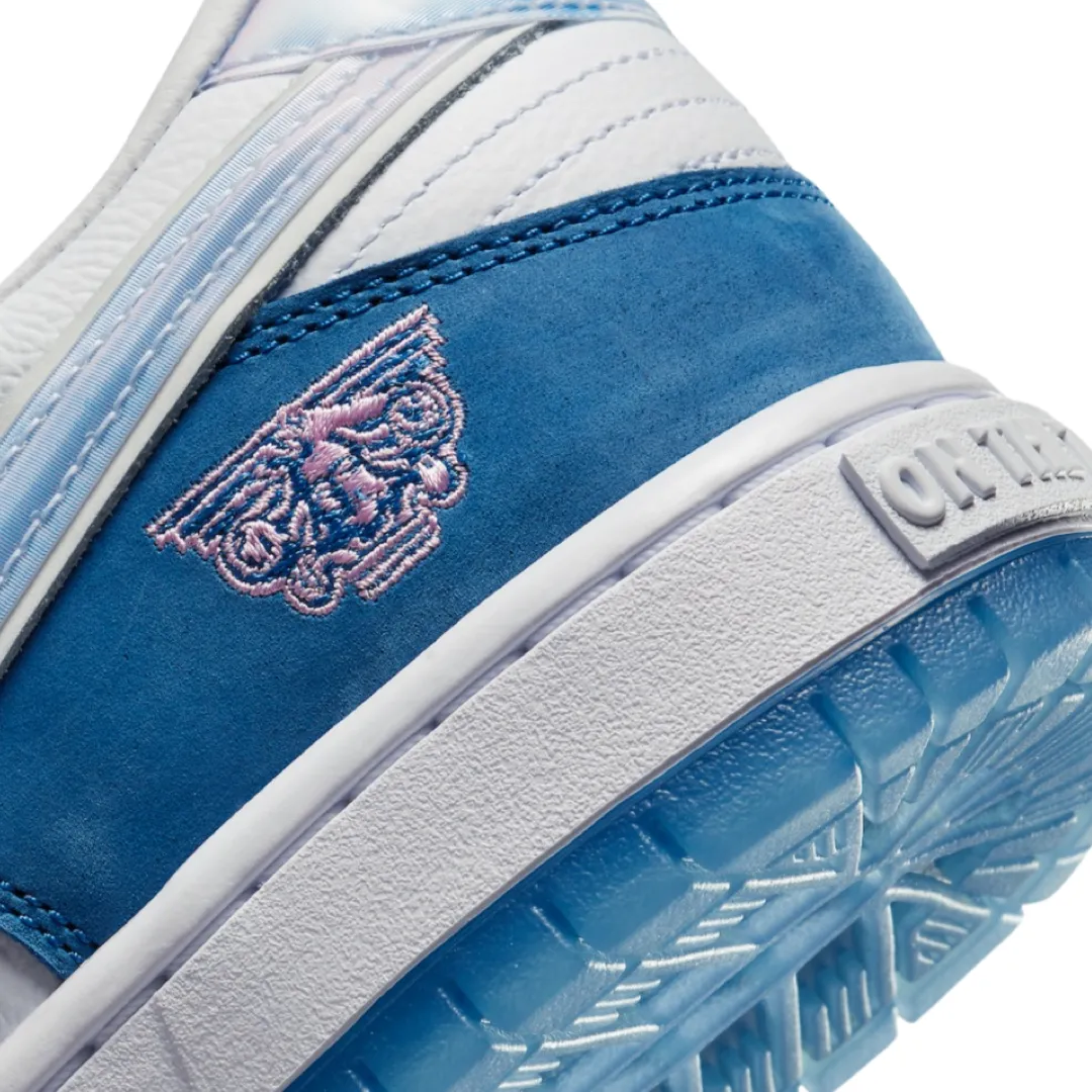 Nike SB Dunk Low Born X Raised One Block At A Time Deep Royal Blue White Nike Dunk