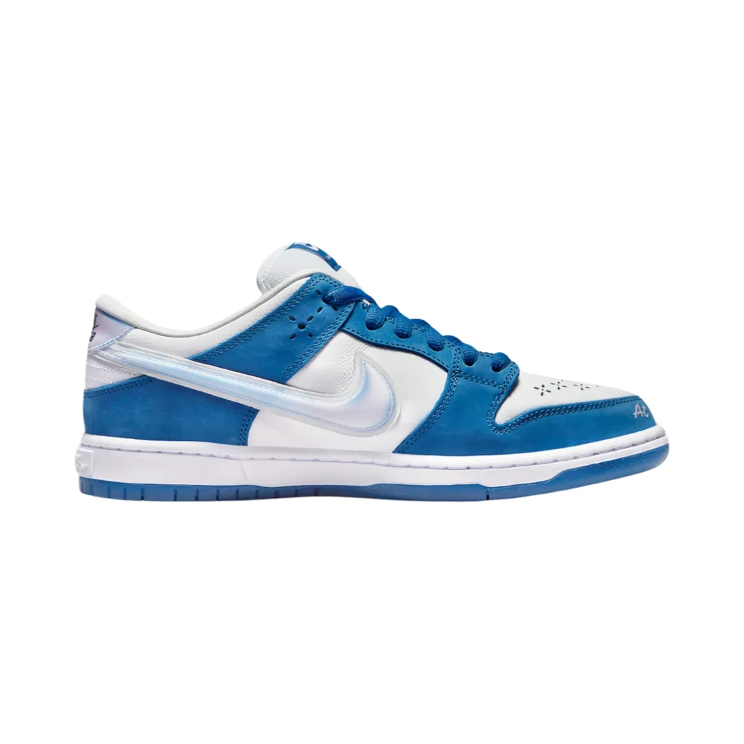 Nike SB Dunk Low Born X Raised One Block At A Time Deep Royal Blue White Nike Dunk