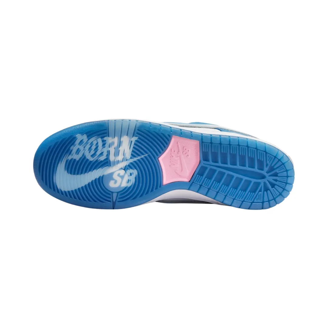 Nike SB Dunk Low Born X Raised One Block At A Time Deep Royal Blue White Nike Dunk