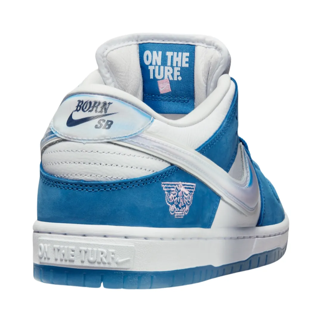 Nike SB Dunk Low Born X Raised One Block At A Time Deep Royal Blue White Nike Dunk