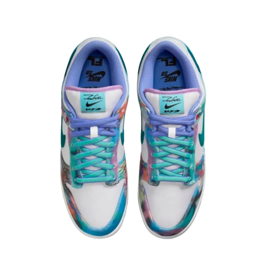 Nike SB Dunk Low Futura Laboratories Bleached Aqua Geode Teal White Nike Dunk