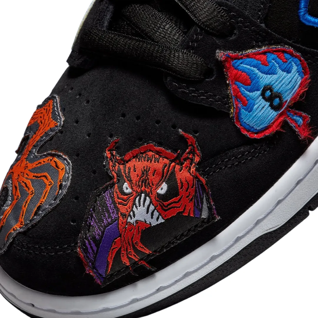 Nike SB Dunk Low Neck Face Black White Multi Colour Nike Dunk