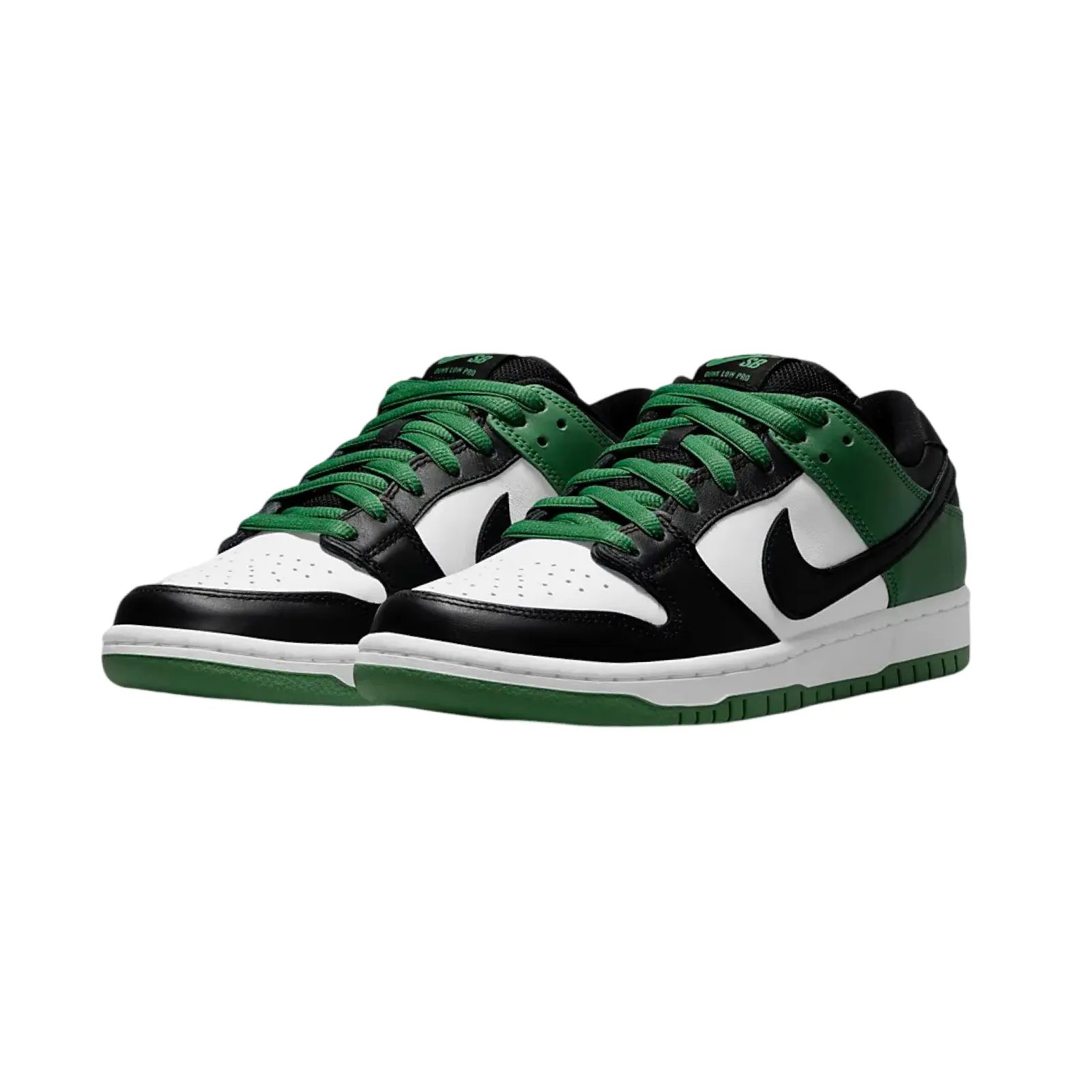 Nike SB Dunk Low Pro Classic Green Black White Nike Dunk